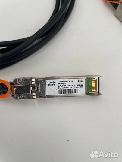 Трансивер Cisco SFP-H10GB-CU3M