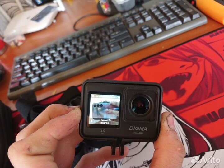 Экшн камера digma dicam 880