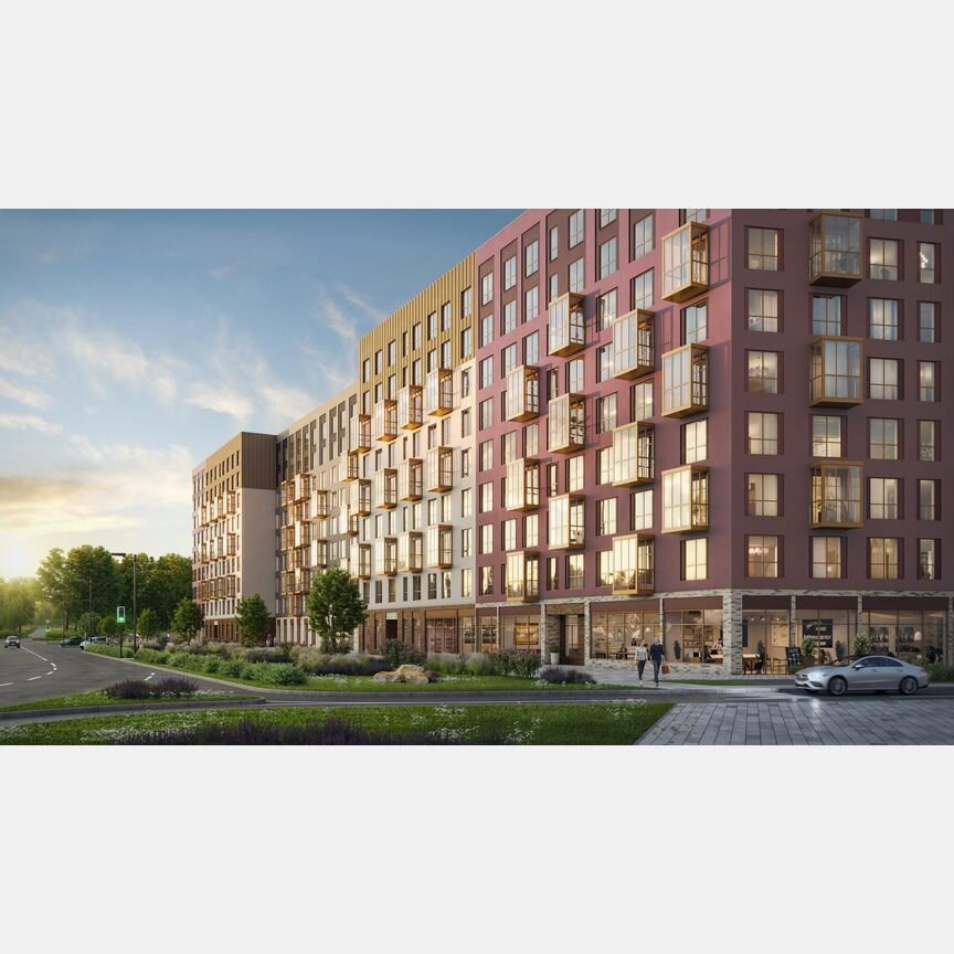 1-к. квартира, 38,1 м², 1/9 эт.