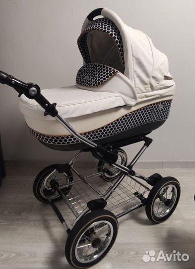 Коляска 2 в 1 эко кожа roan