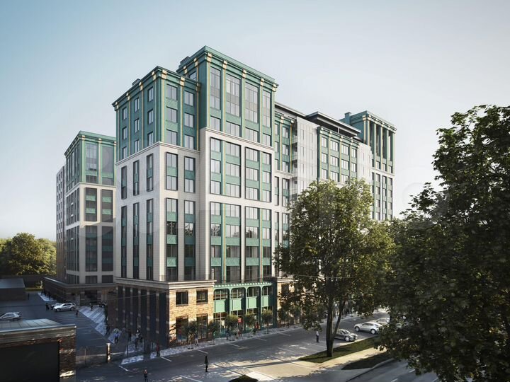 2-к. квартира, 66,4 м², 10/12 эт.