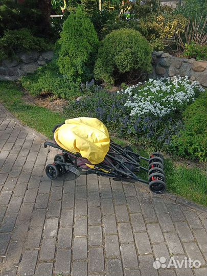 Коляска трость для двойни