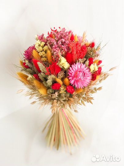 Сухоцветы корзина