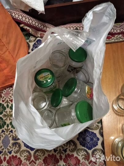Банки стеклянные 3л 1.5л 1л 0.5л 0.3л 0.2л