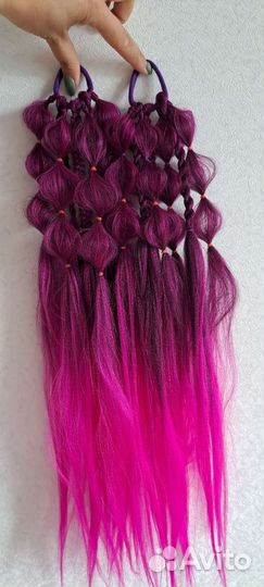 Афро резинки, афрорезинка, съёмный хвост