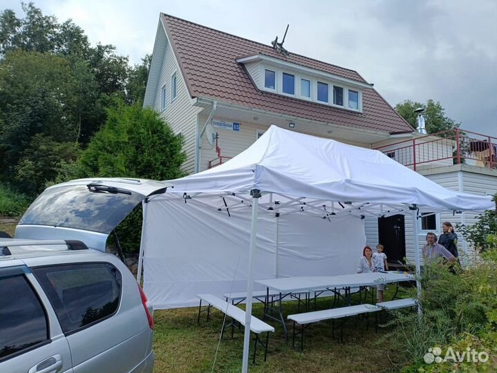 Аренда шатров, столов, стульев