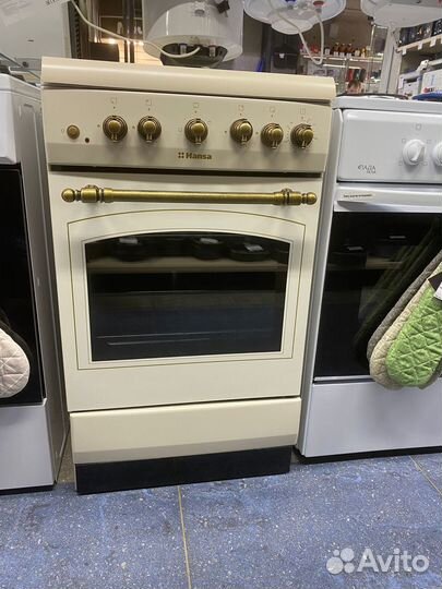 Газовая плита Hansa fcgy52109 с ретро дизайном