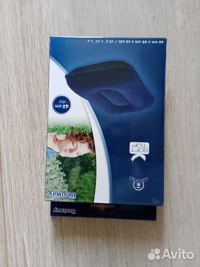 Матрас надувной, насос ручной, подушка надувная