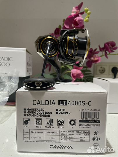 Катушки shimano Vanford, Stradic. Daiwa Caldia