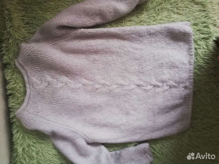 Мохеровая тёплая кофта