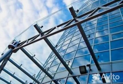 Стеклянный навес с гарантией