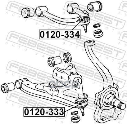 Опора шаровая нижняя Toyota/Febest/ 0120333 Febest