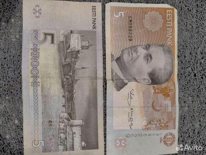 Банкноты Эстонские