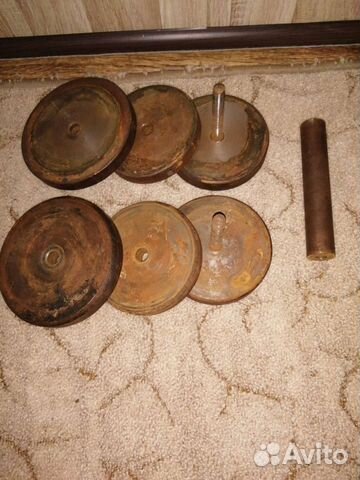 Гантели разборные 10 кг каждая