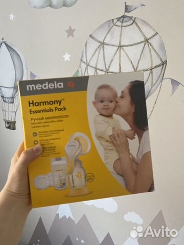 Набор для кормления medela (молокоотсос, накладки)