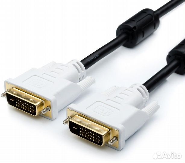 Кабели новые DVI-D, VGA