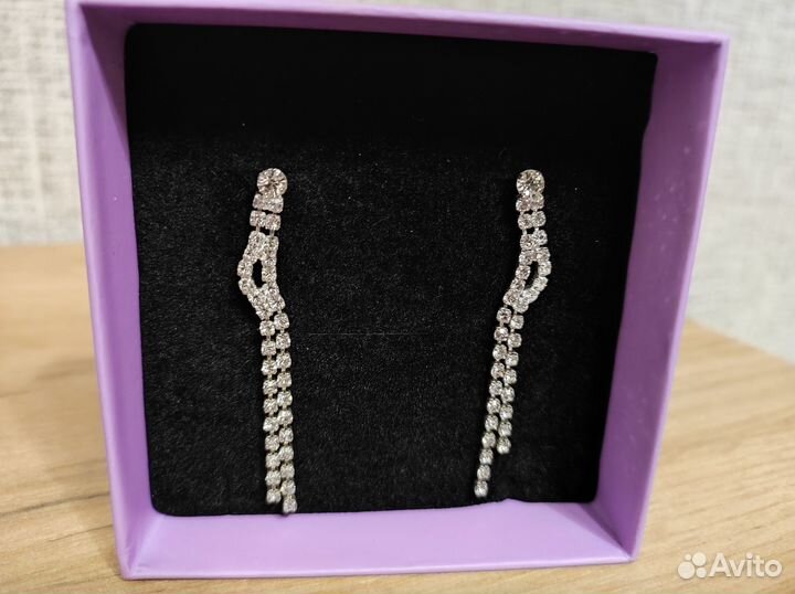 Серьги длинные