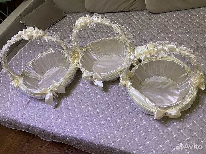 Свадебные корзины аренда,корзины на свадьбу