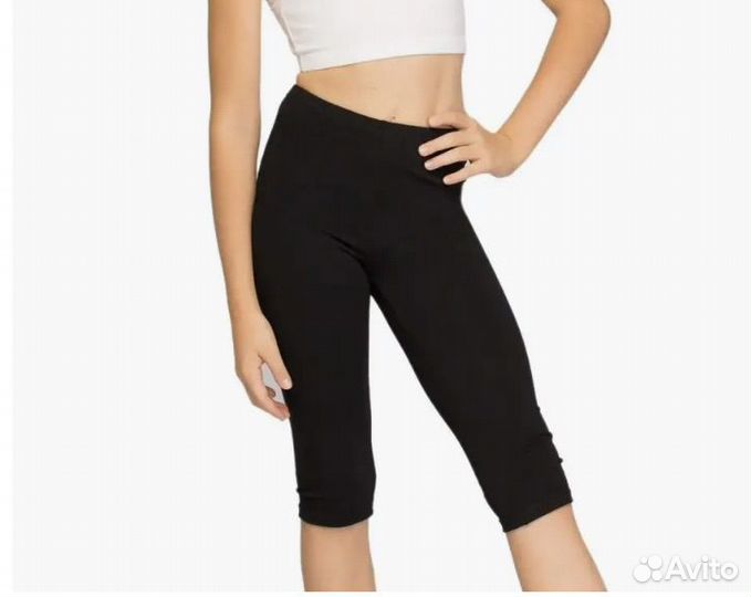 Бриджи Капри Велосипедки для девочки размер 32