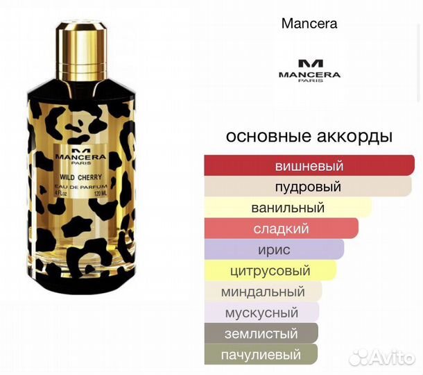 Mancera wild chery 120мл