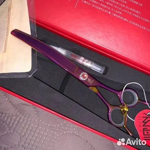 Ножницы Фенис филировочные изогнутые 7 дюймов