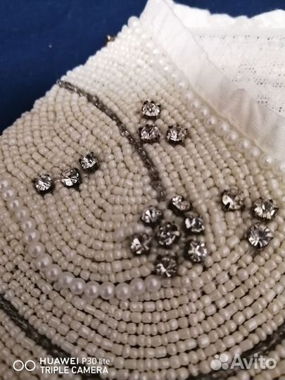 Съемный воротничок ручная работа