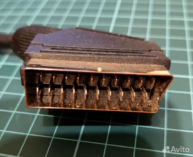 Компьютерный кабель scart-scart, переходник
