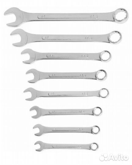 Набор ключей усиленных в сумке 8 - 19 мм, 8 шт