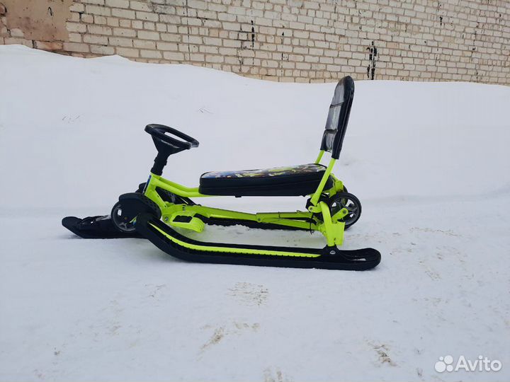 Снегокат с колесами