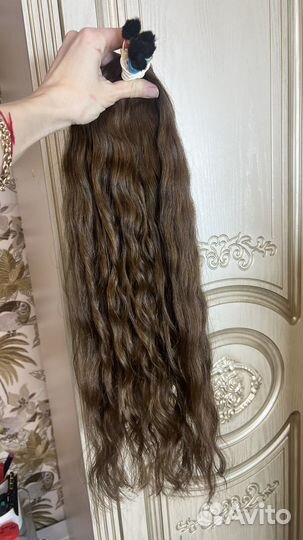 Волосы для наращивания срез русские 60 см