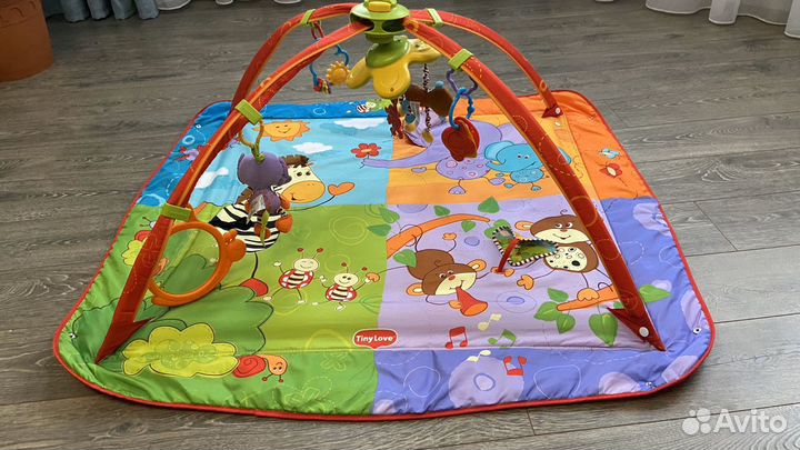 Развивающий коврик Tiny Love Разноцветное сафари