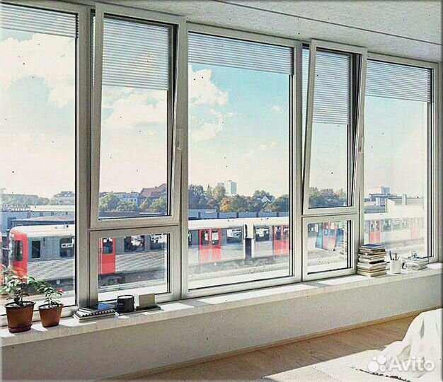 Окна алюминиевые