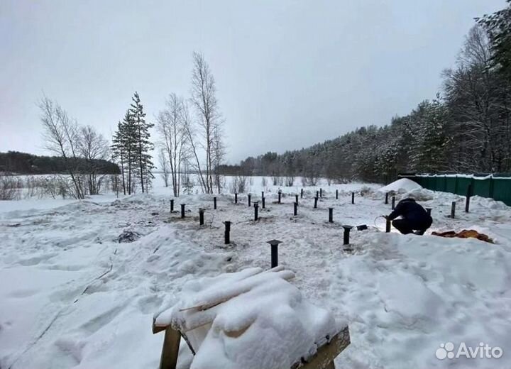 Винтовой фундамент