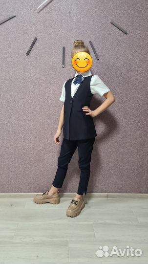 Костюм школьный для девочки 134