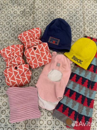 Шапки шарфы варежки