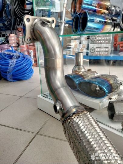 Даунпайп VW Polo / Skoda Rapid cwva