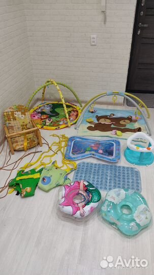 Всё пакетом качели, коврики, сиденье, круг