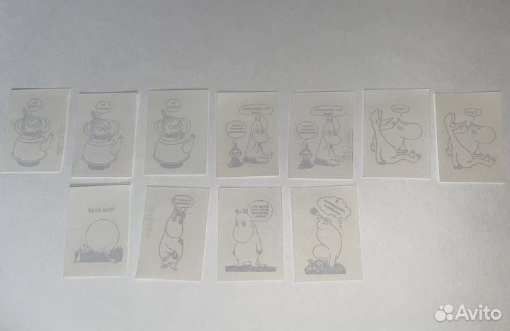 Наклейки муми тролли