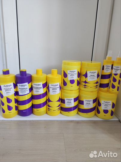 Concept fusion Шампуни Маски Бальзамы Спреи