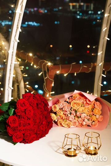 Цветы с доставкой, розы свежие