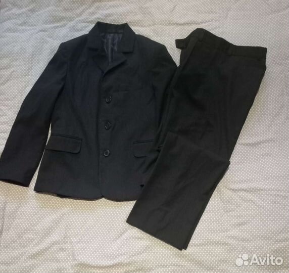 Школьный костюм 134 темно синий