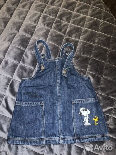 Джинсовый сарафан Zara