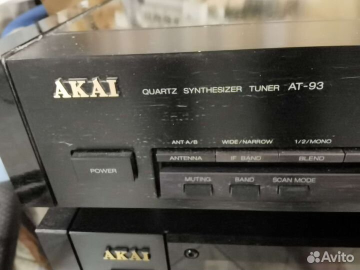 Кассетная дека akai 95 В стойке