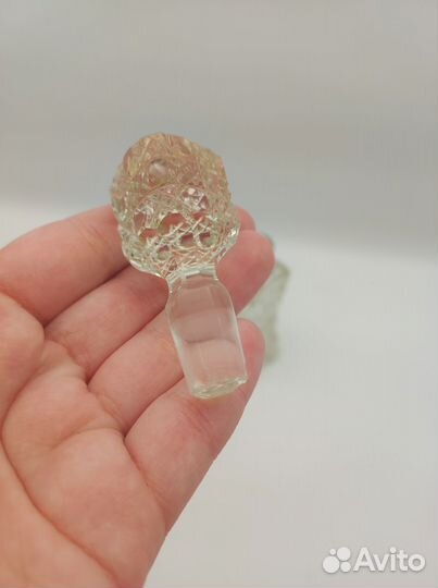 Флакон для духов, хрусталь, Туалетная баночка нач