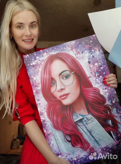 Портрет, картина в Кирове по фото на холсте