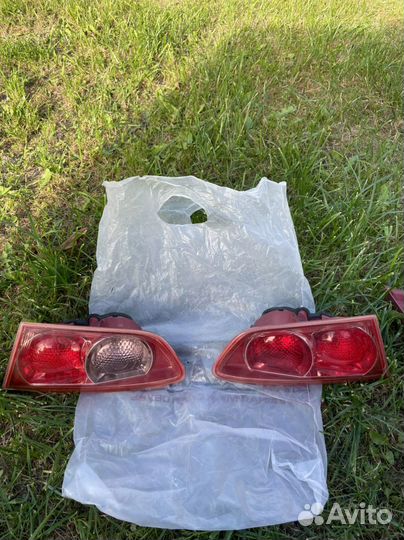 Задние фонари в mitsubishi lancer X