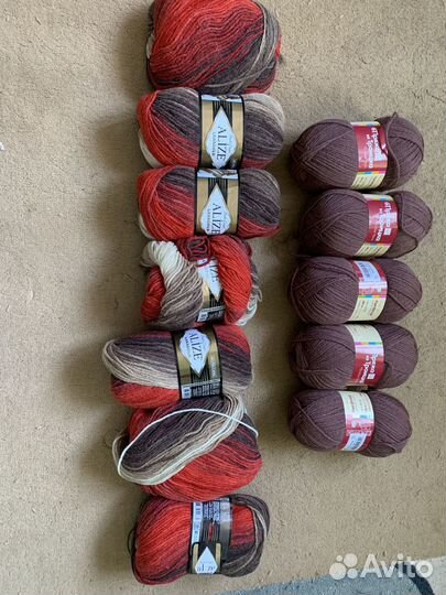 Пряжа шерсть 100