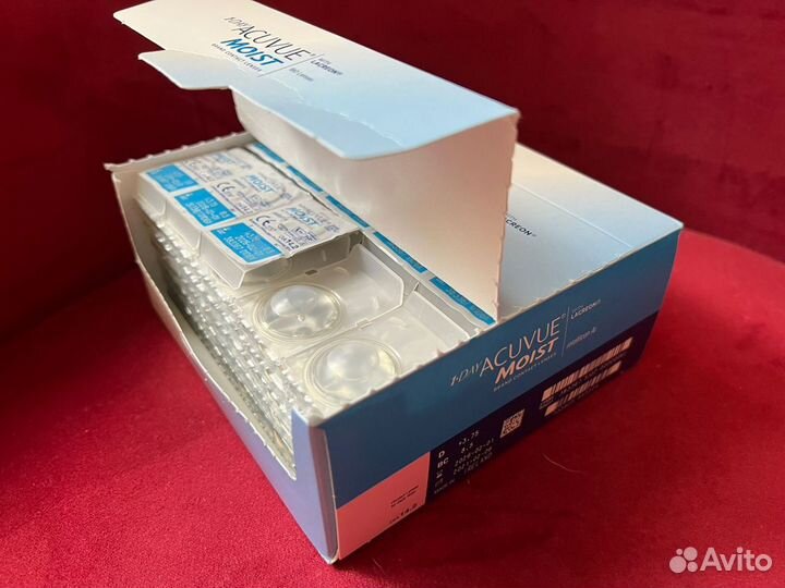 Линзы acuvue moist +3,75 (180 шт.)