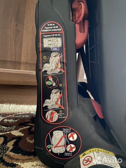 Автокресло Capella 9-36 кг