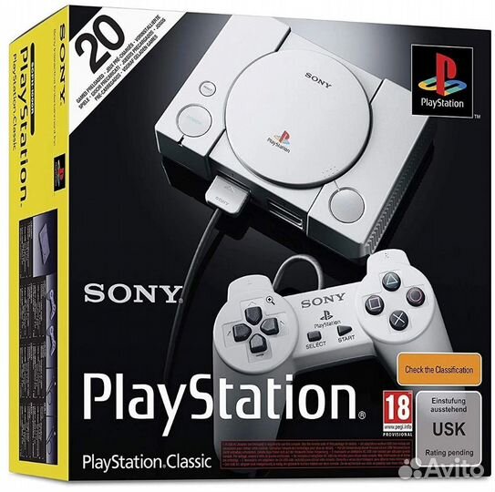 PlayStation Classic Mini Прошитая с кучей игр